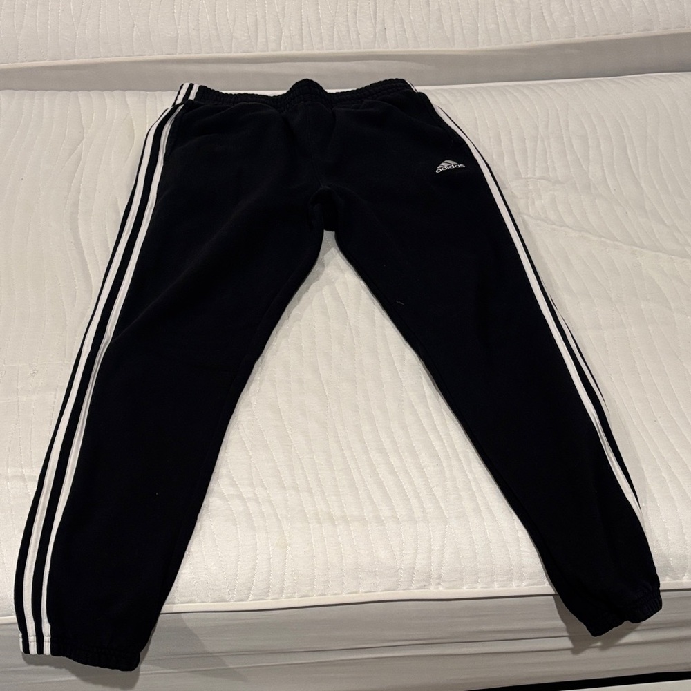 Kids Black Adidas Pants